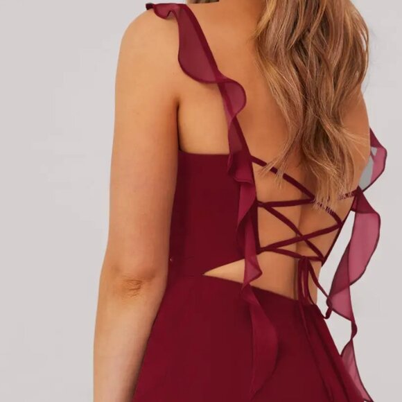 Gorgeous Chiffon Mermaid Dress - Picture 3 of 5